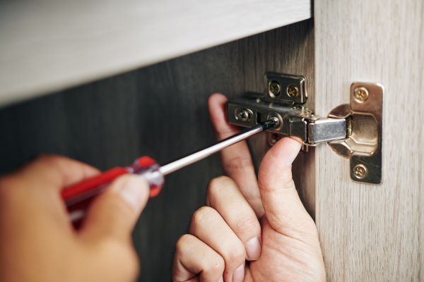 Cabinet Hinge Installation in Mckinney