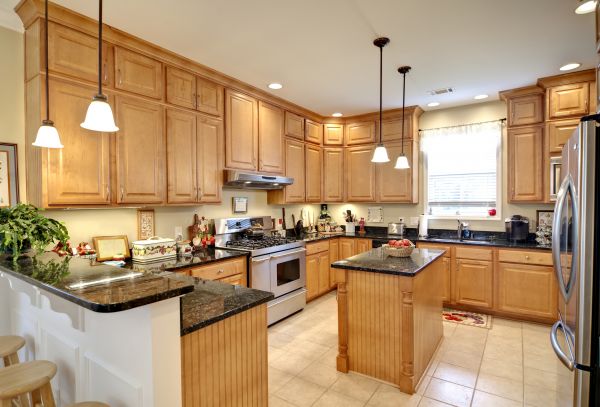 Maple Kitchen Cabinet Repair in Mckinney