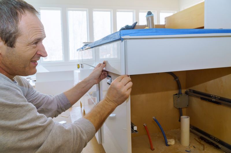 Completed Cabinet Installation